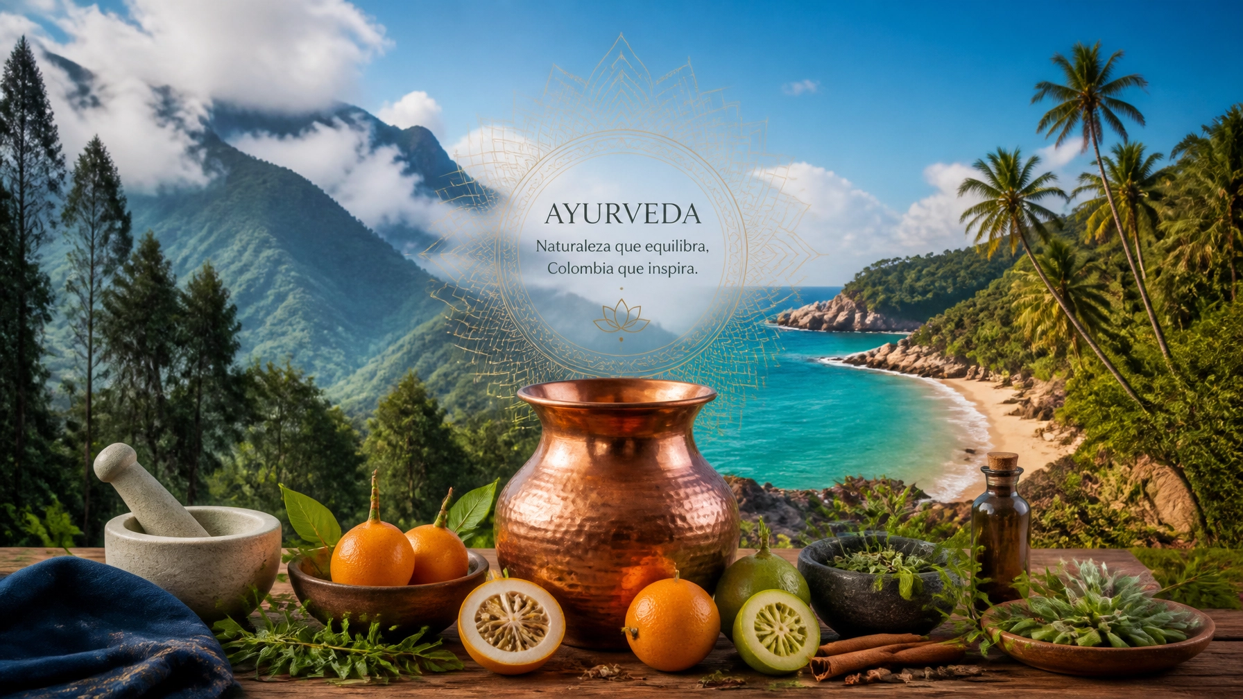 Ayurveda a la Colombiana: Cómo adaptar tu rutina a los climas de Colombia — de Bogotá a Cartagena
