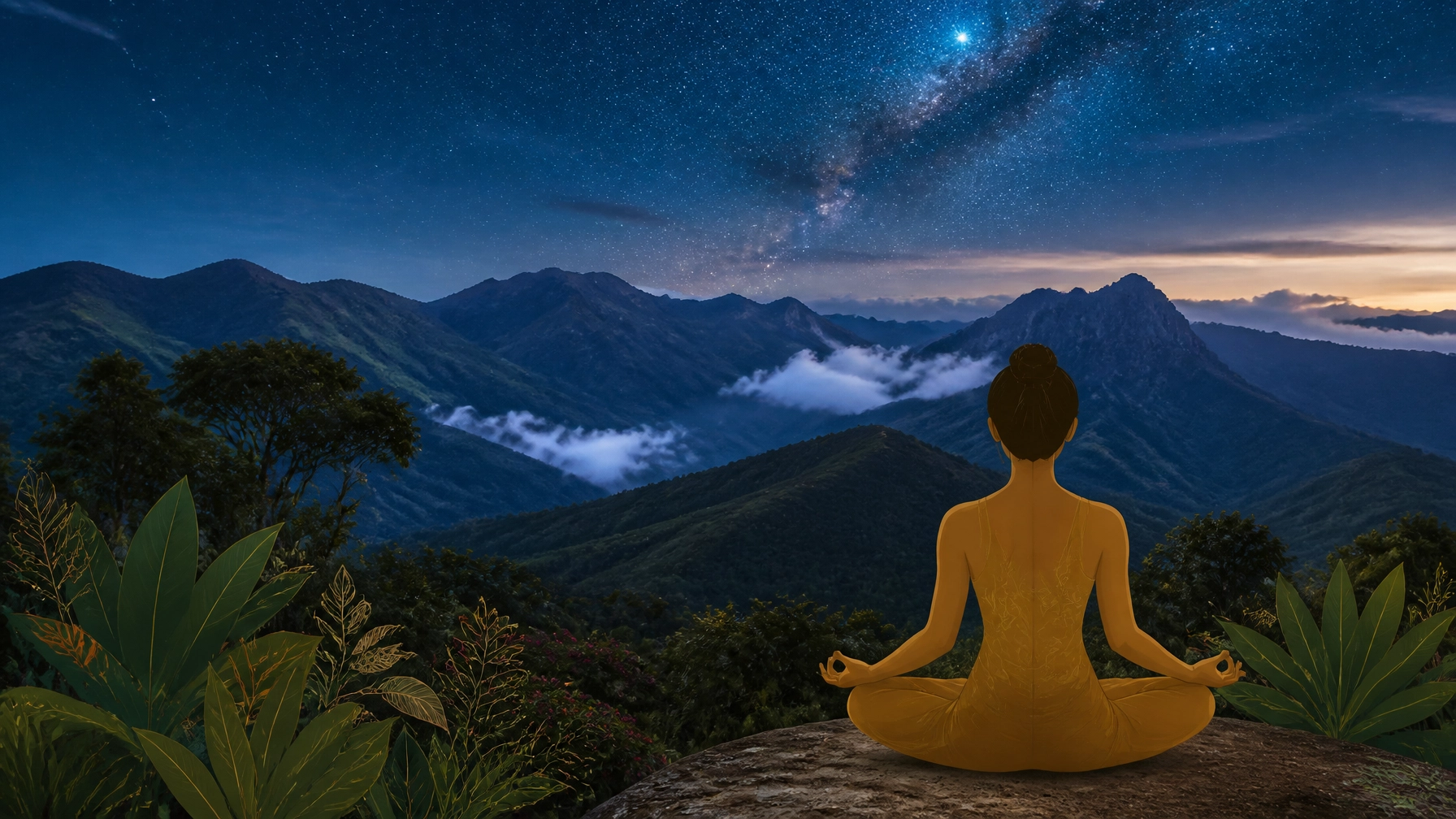 Ayurveda a la Colombiana: Pranayama, meditación y manejo del estrés — Técnicas ancestrales para la vida moderna en Colombia