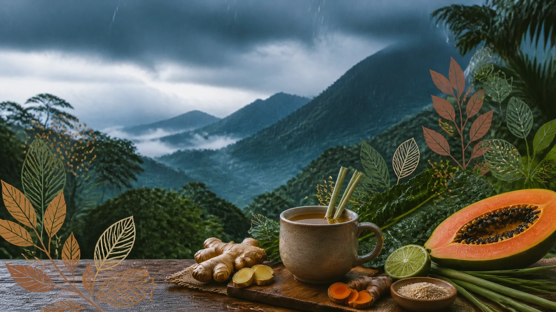 Ayurveda a la Colombiana: Kapha y la llegada de la lluvia — Cómo activar tu energía con alimentos, plantas y rutinas de nuestra tierra